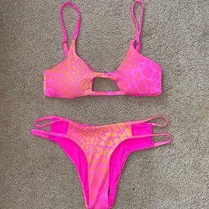 Pink & orange bikini